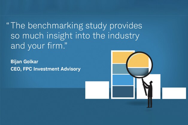 Image and quote about the benchmarking study.